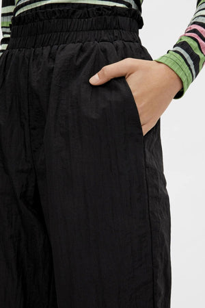 Silena Högmidjade Byxor - Svart