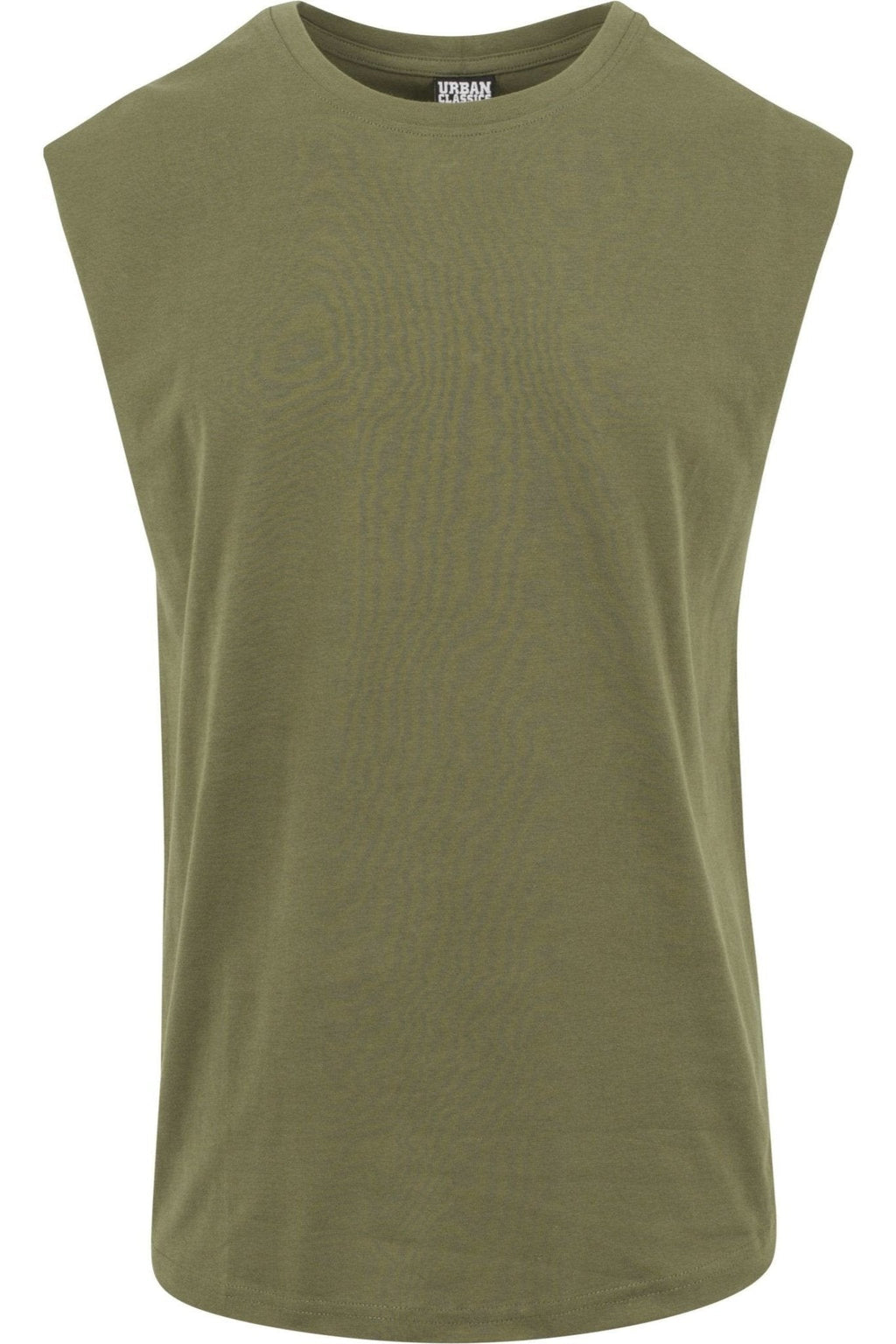 Sleeveless Tee - Olivgrön