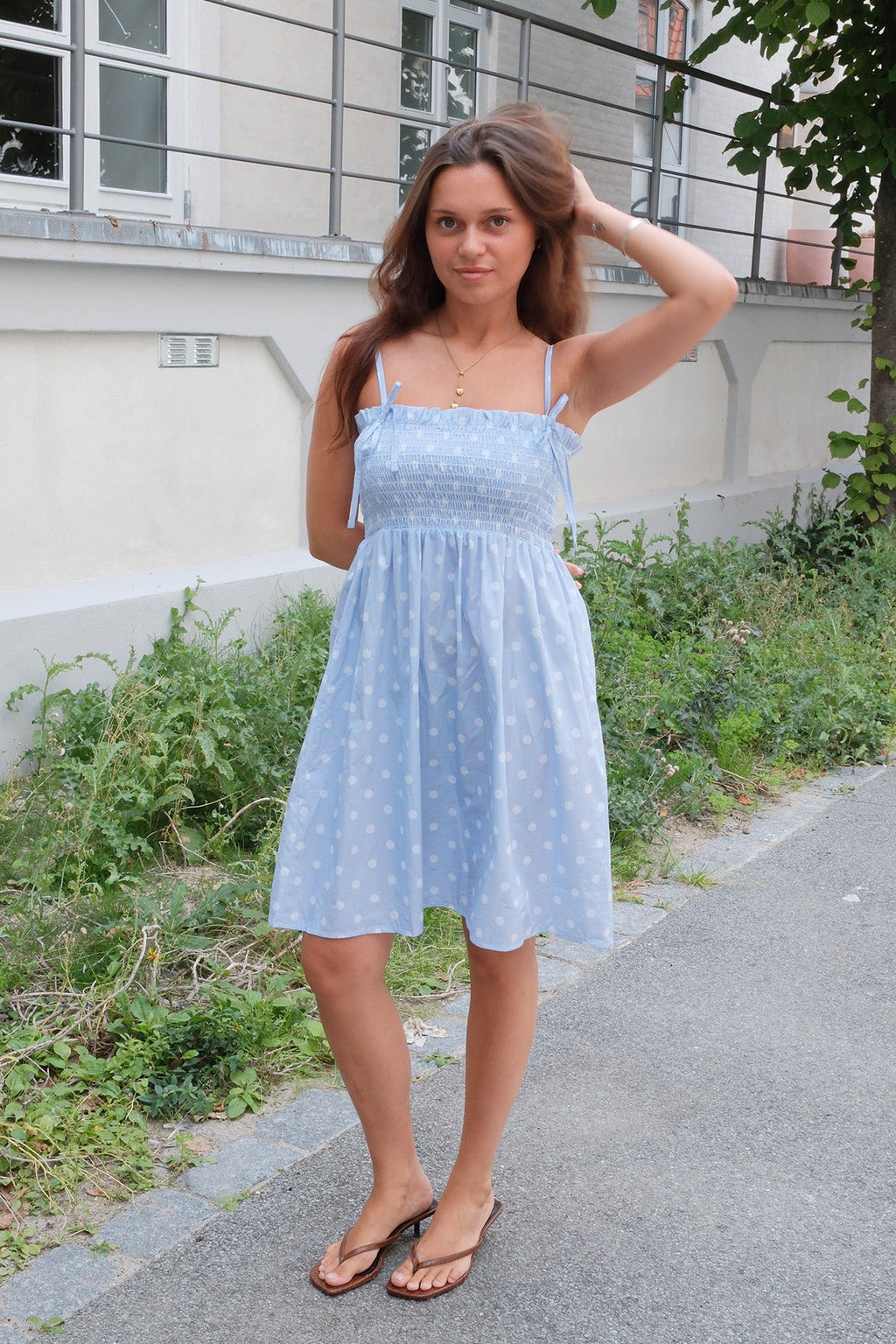 Sophia Klänning - ljusblå