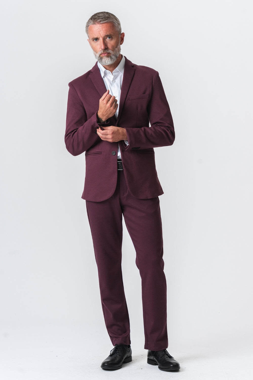 Originalet Performance Kostym Regular fit - Burgundy