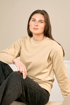 Basic Crewneck - Sand dam