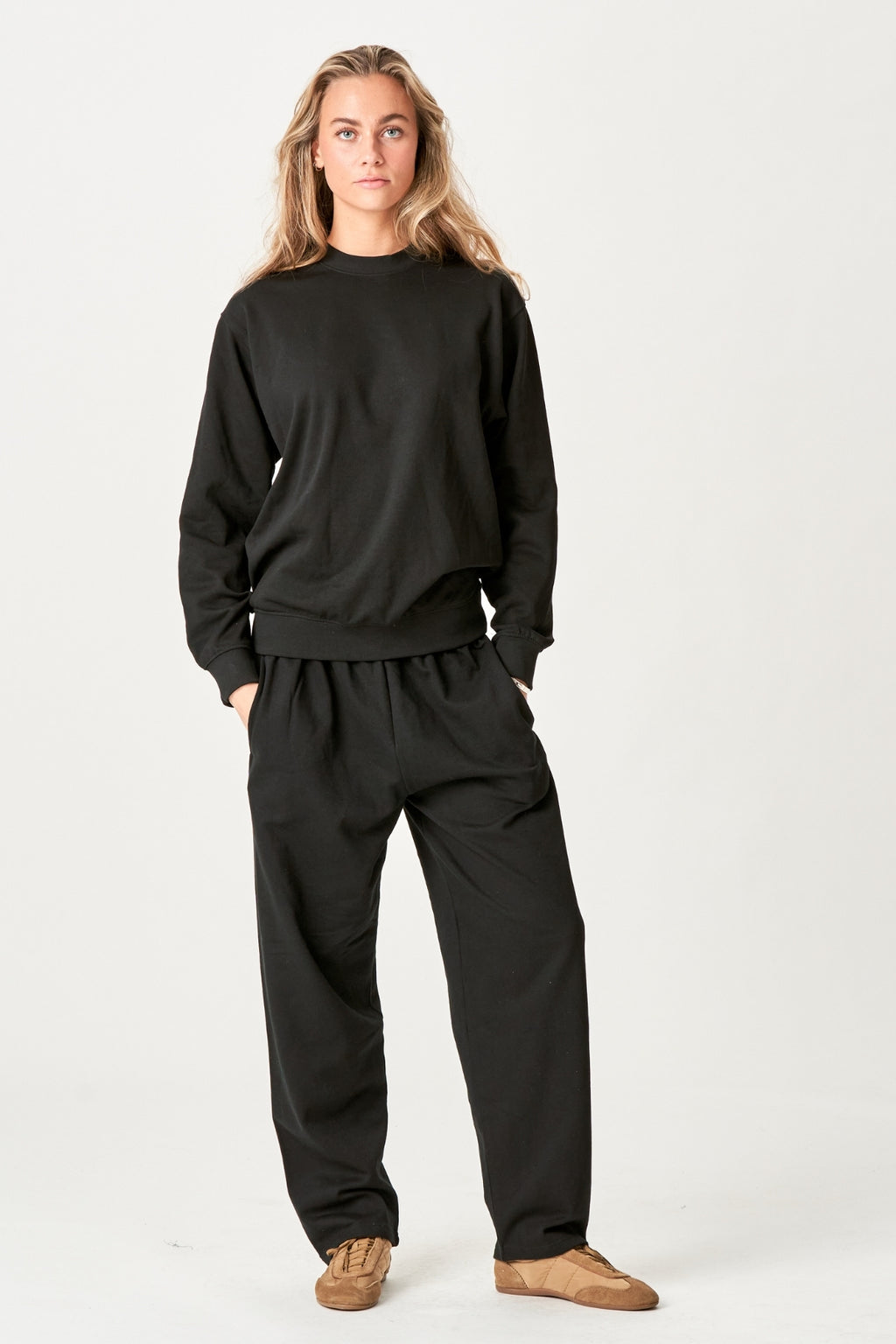 Basic Sweatsuit (Svart) - Paketerbjudande (Dam)
