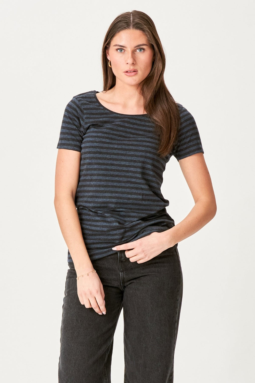 Nörregade Tee - Svart-Blå