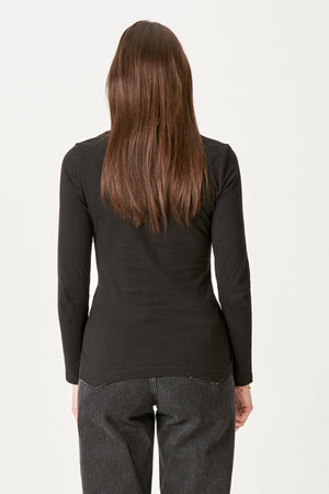 Basic Långärmad  Tee - Svart
