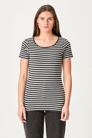 Nörregade Tee - Svart-Grå