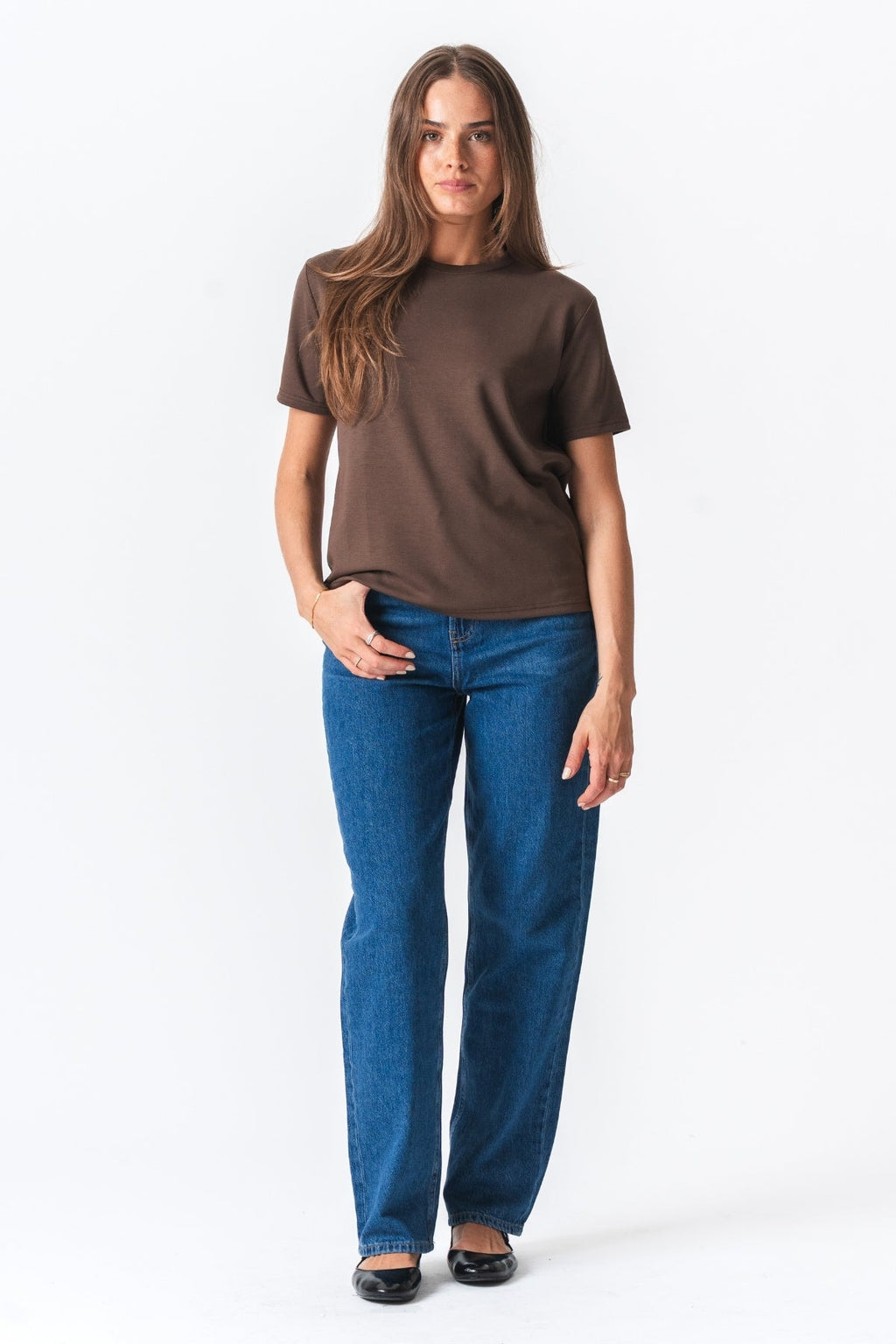 Leah Loose T-shirt - Brun