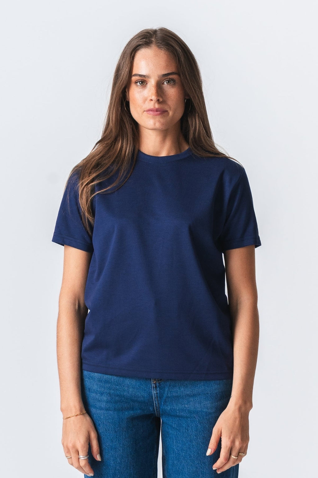 Leah Loose T-shirt - Mörk Navy