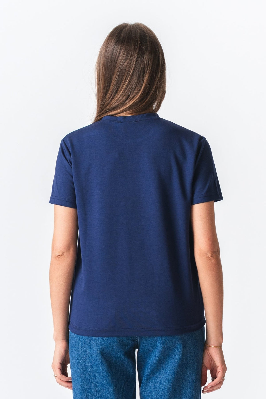 Leah Loose T-shirt - Mörk Navy