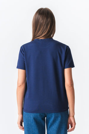Leah Loose T-shirt - Mörk Navy