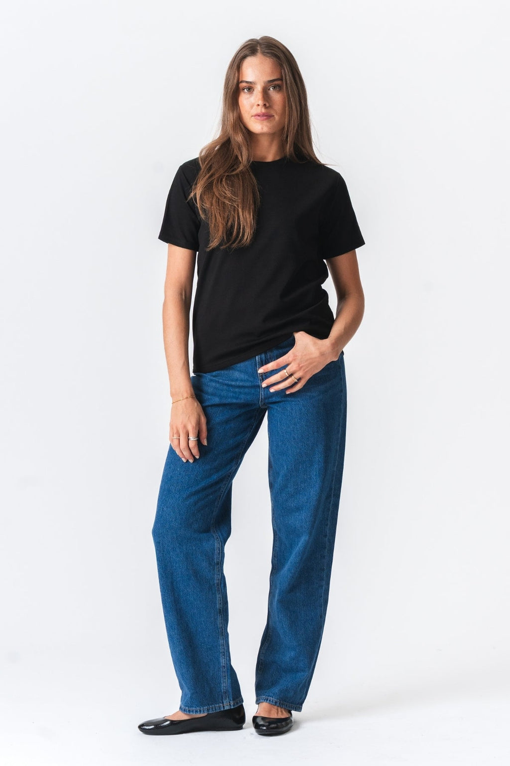 Leah Loose T-shirt - Svart