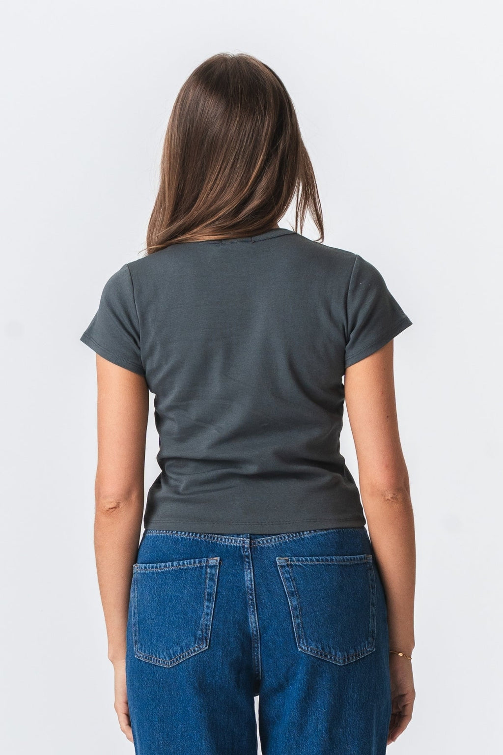 Emily Short T-Shirt - Mörk Grå