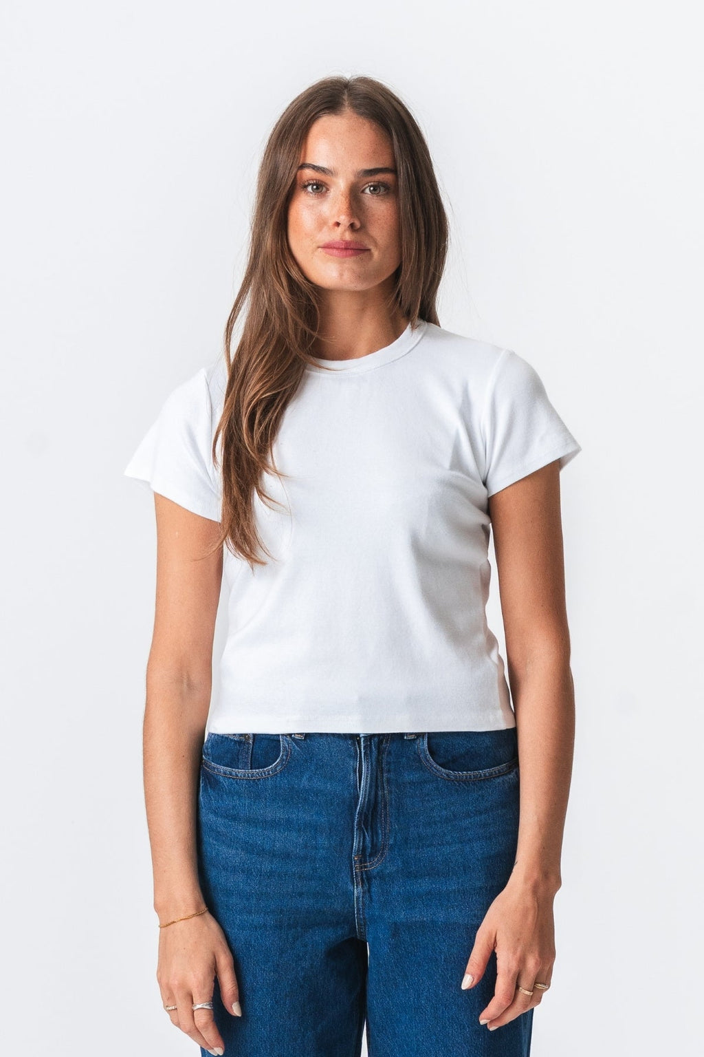 Emily Kort T-shirt - Vit