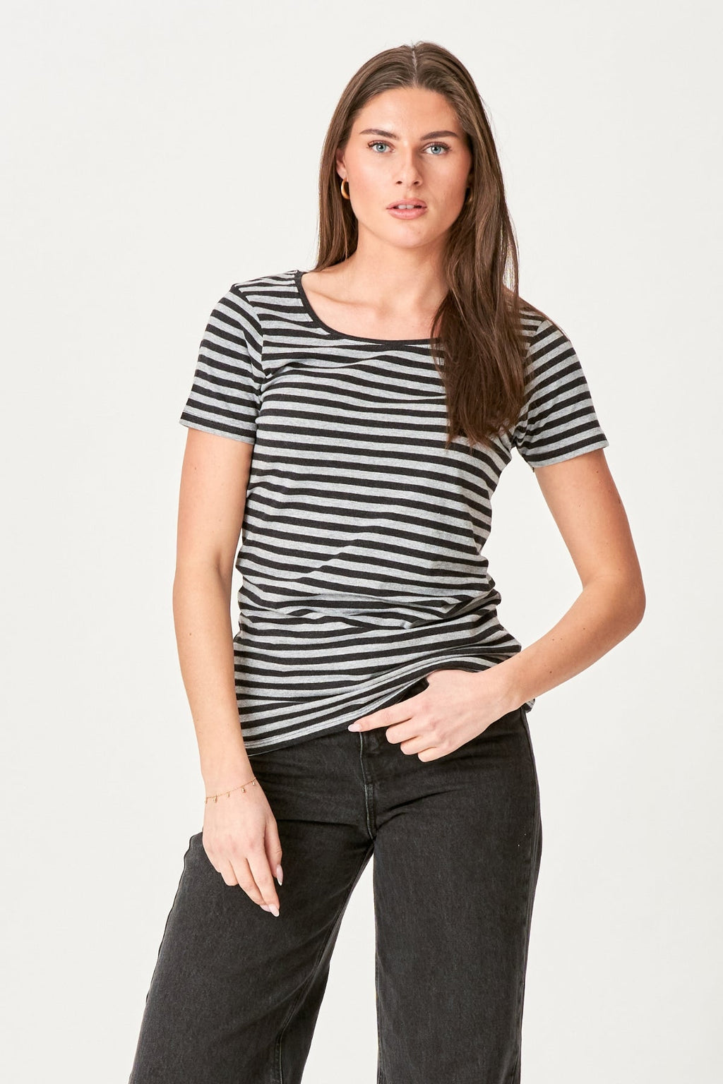 Nörregade Tee - Svart-Grå