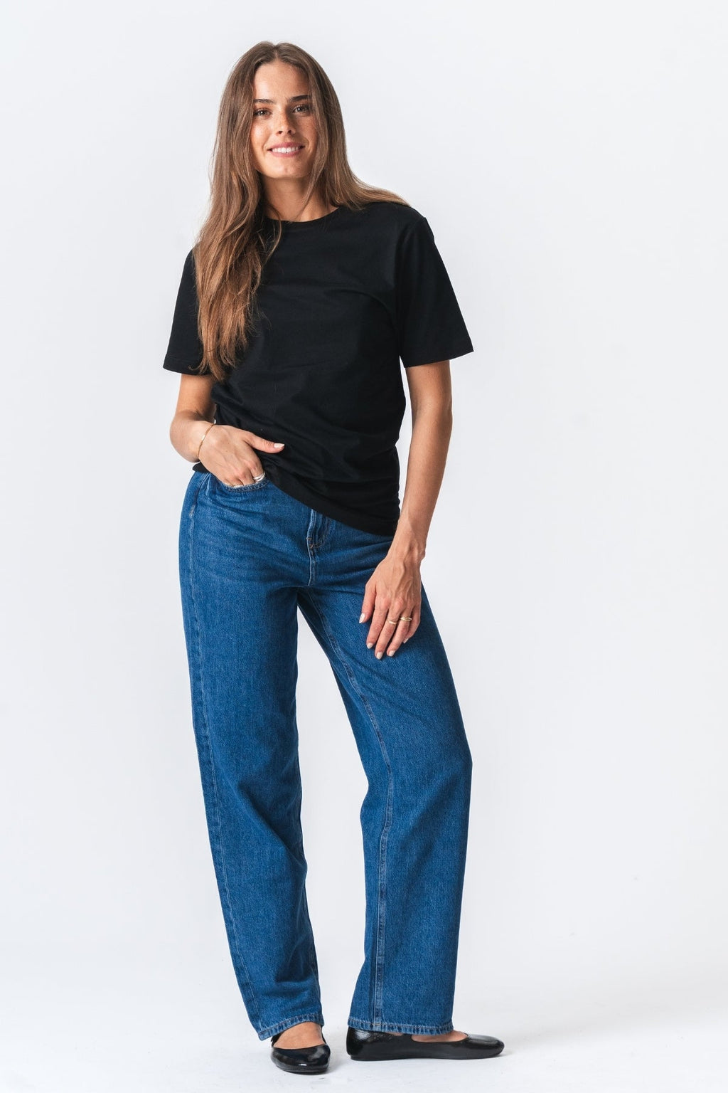 Boyfriend Tee - Svart