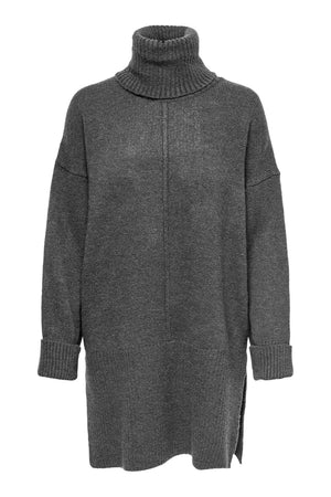 Tatiana Roll Neck Pullover - Mörkgrå
