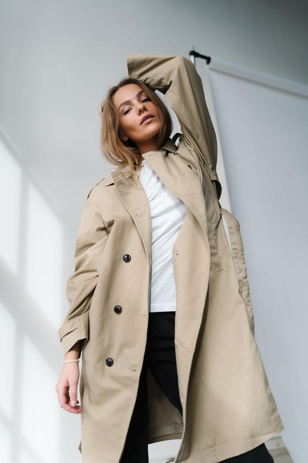 Fleecejacka - Mörk Oliv