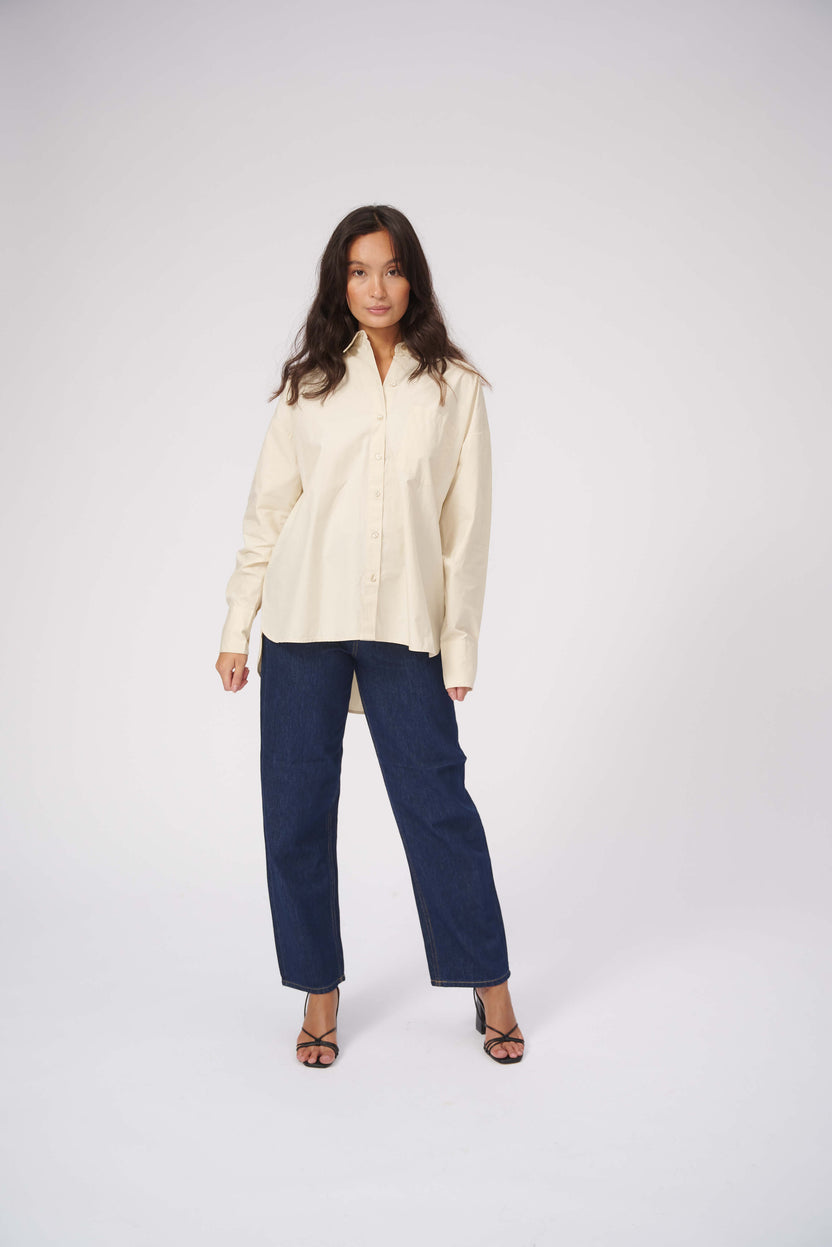 Relaxed Shirt - Beige