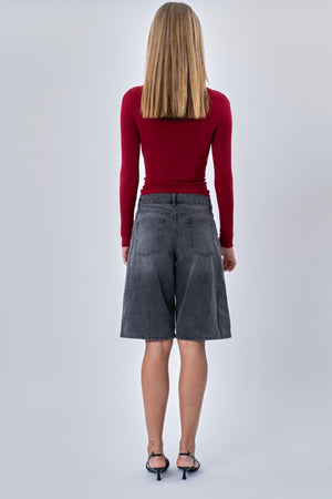 Cassandra Blus - Burgundy