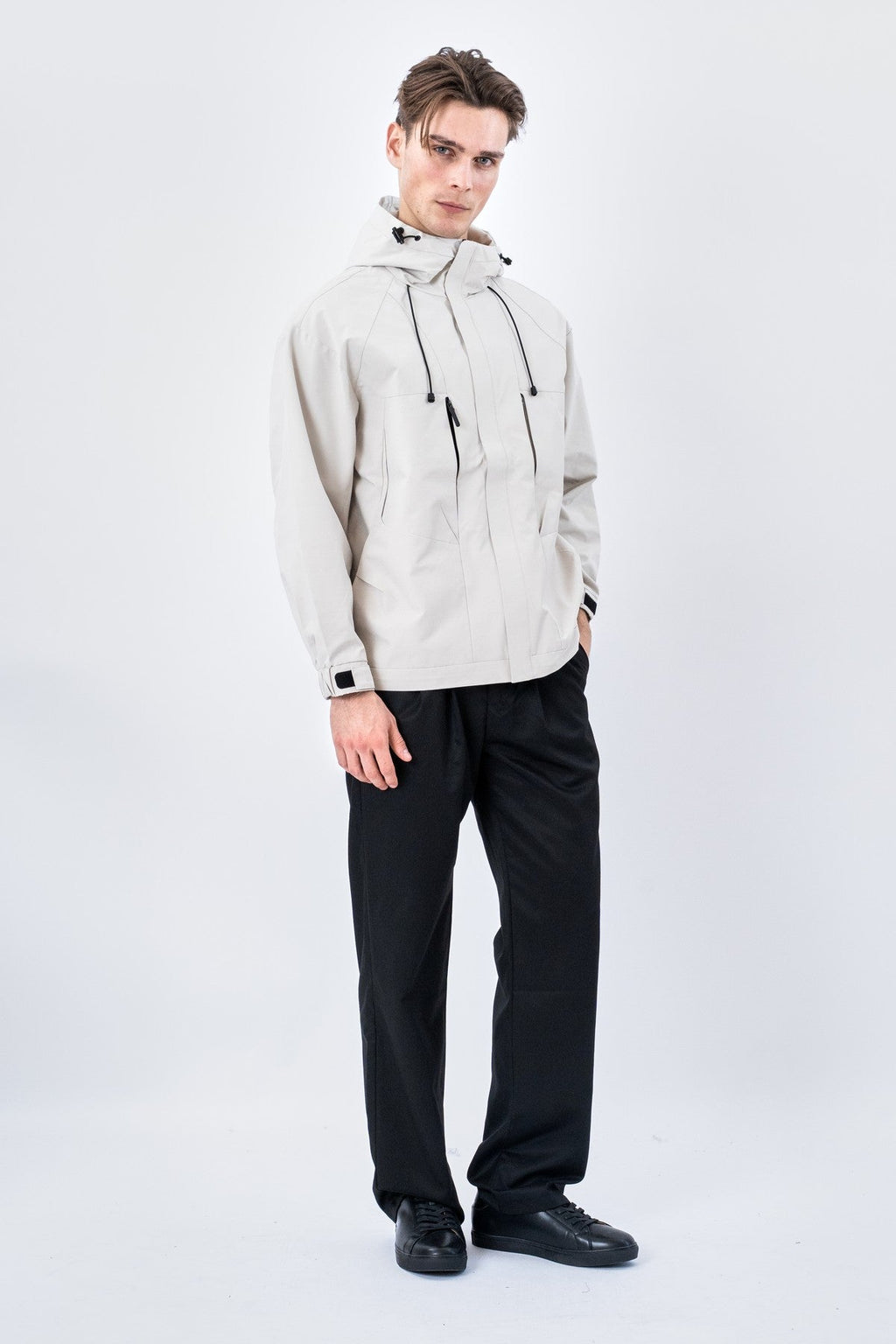 Asher Short Jacket - Ljusbeige