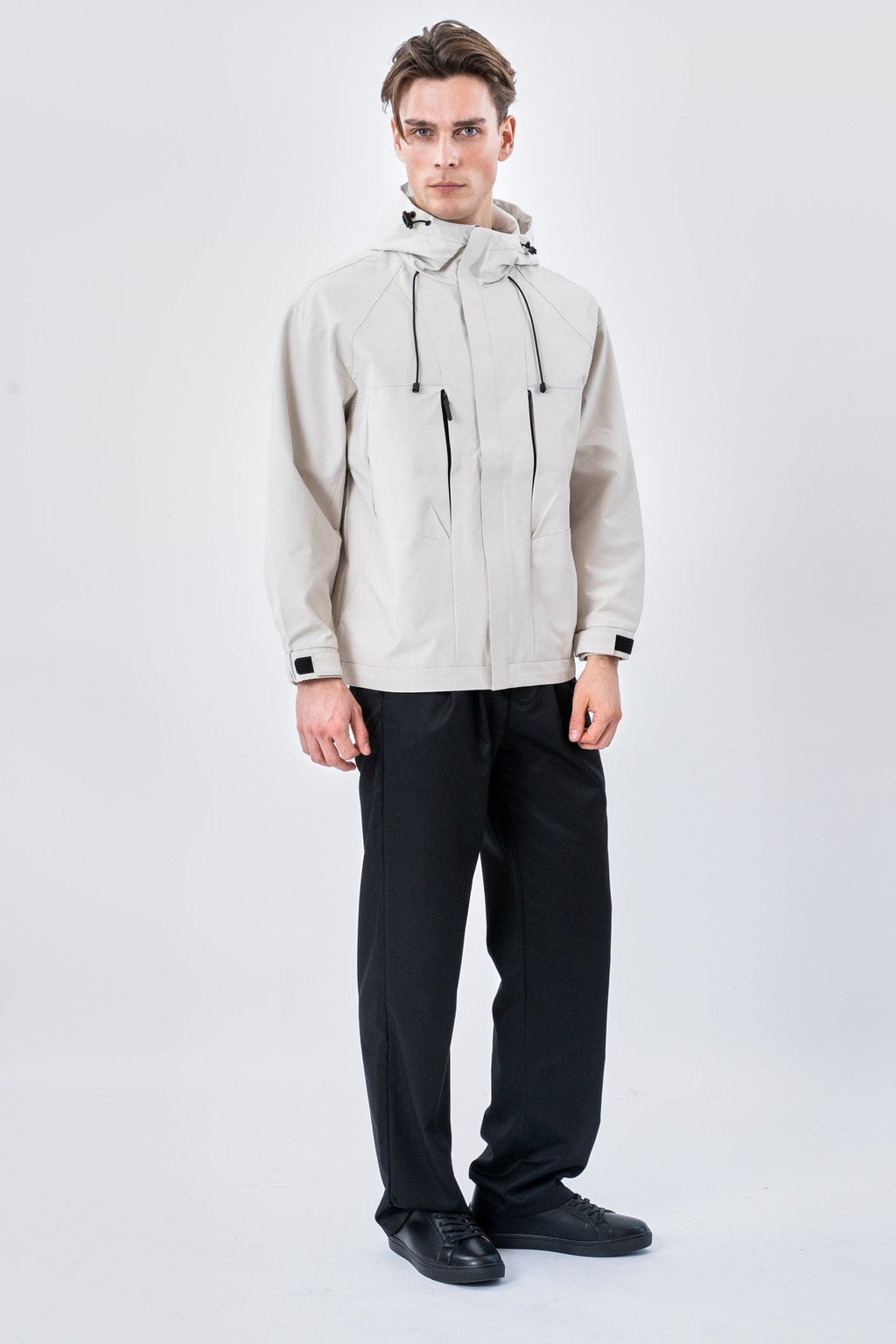 Asher Short Jacket - Ljusbeige