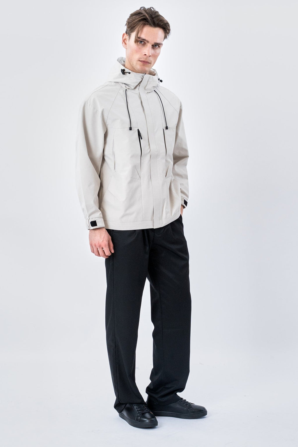 Asher Short Jacket - Ljusbeige