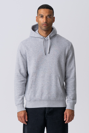 Essential Hoodie - Gråmelerad