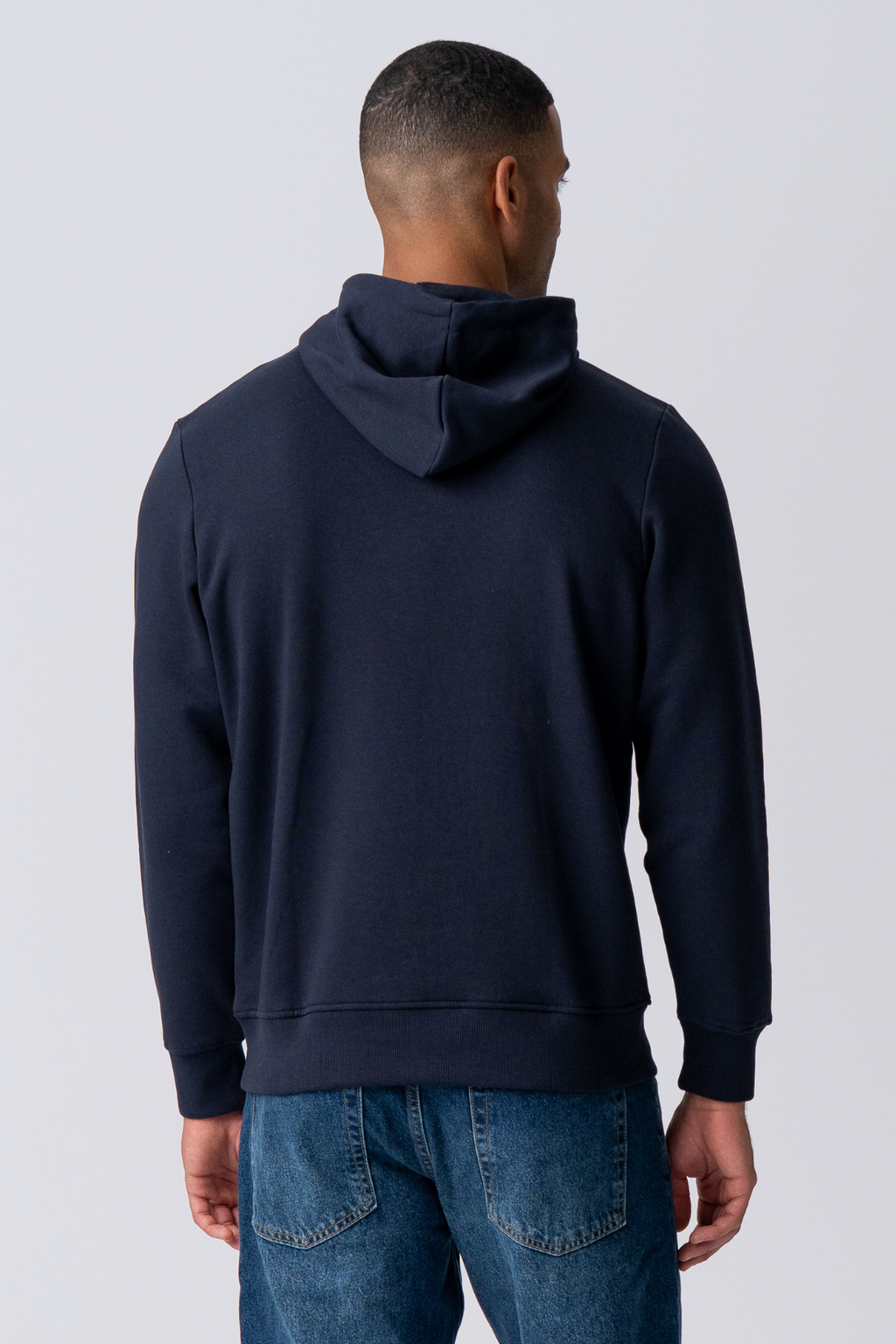 Sweatshirt Hoodie - Marinblå