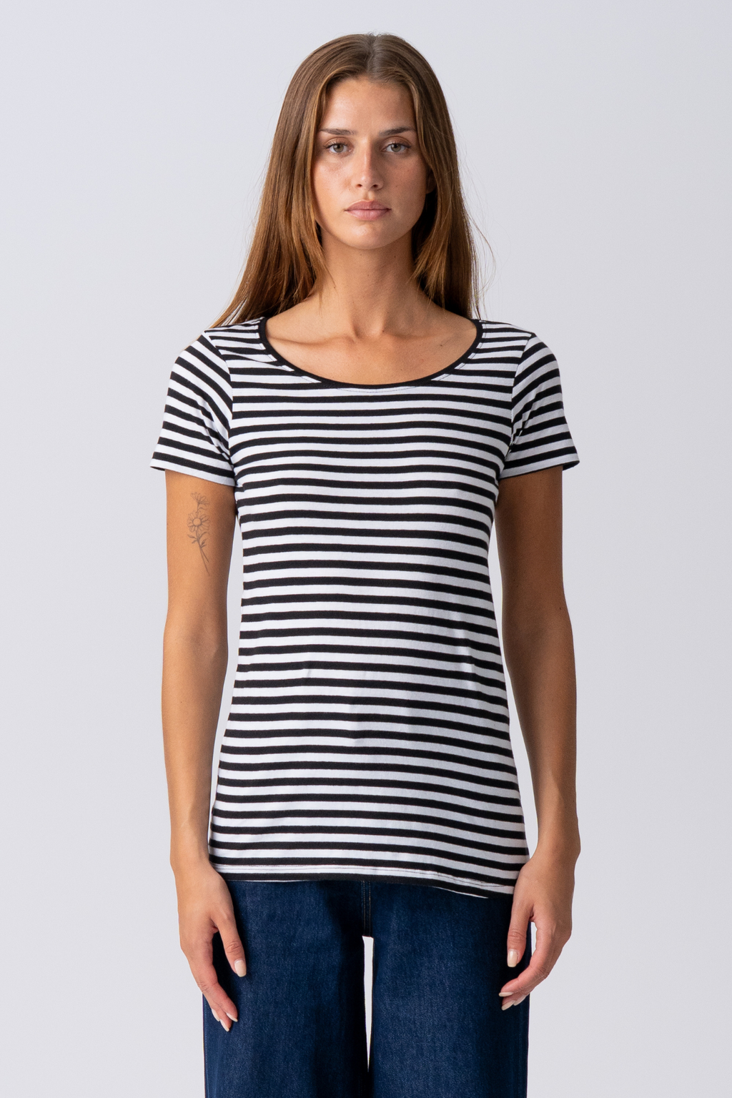 Nörregade Tee - Svart-Vit