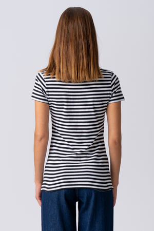 Nörregade Tee - Svart-Vit