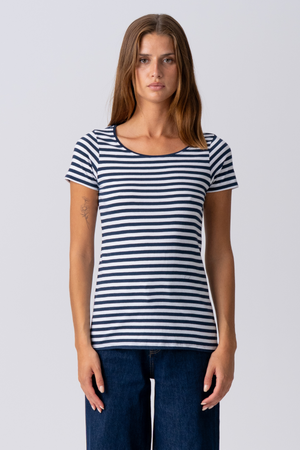 Nörregade Tee - Blå-Vit