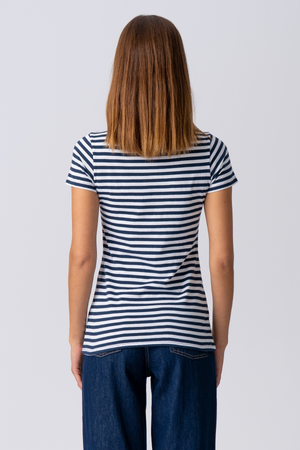 Nörregade Tee - Blå-Vit