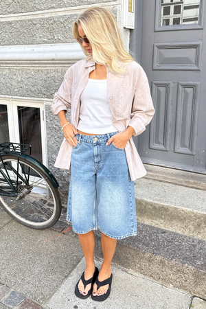 Melia Loose Shirt - Crockery