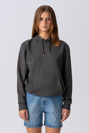 Sweatshirt Hoodie - Mörkgrå
