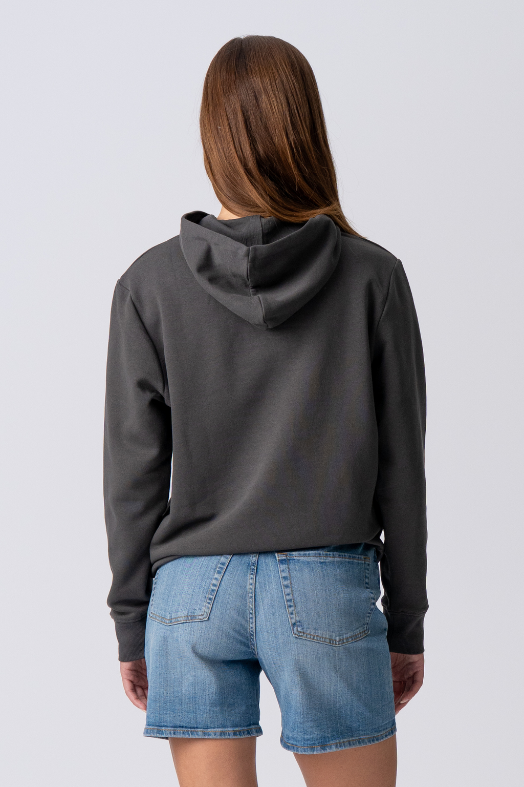 Sweatshirt Hoodie - Mörkgrå