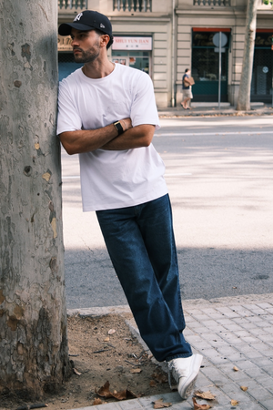 Relaxed Fit Jeans - Mörkblå Denim