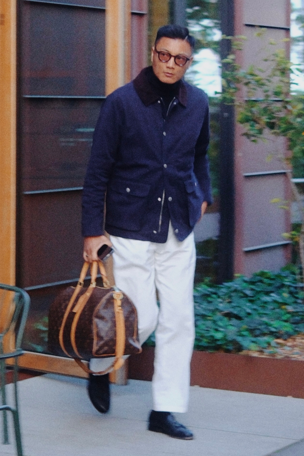 Twillkavaj - Marinblå