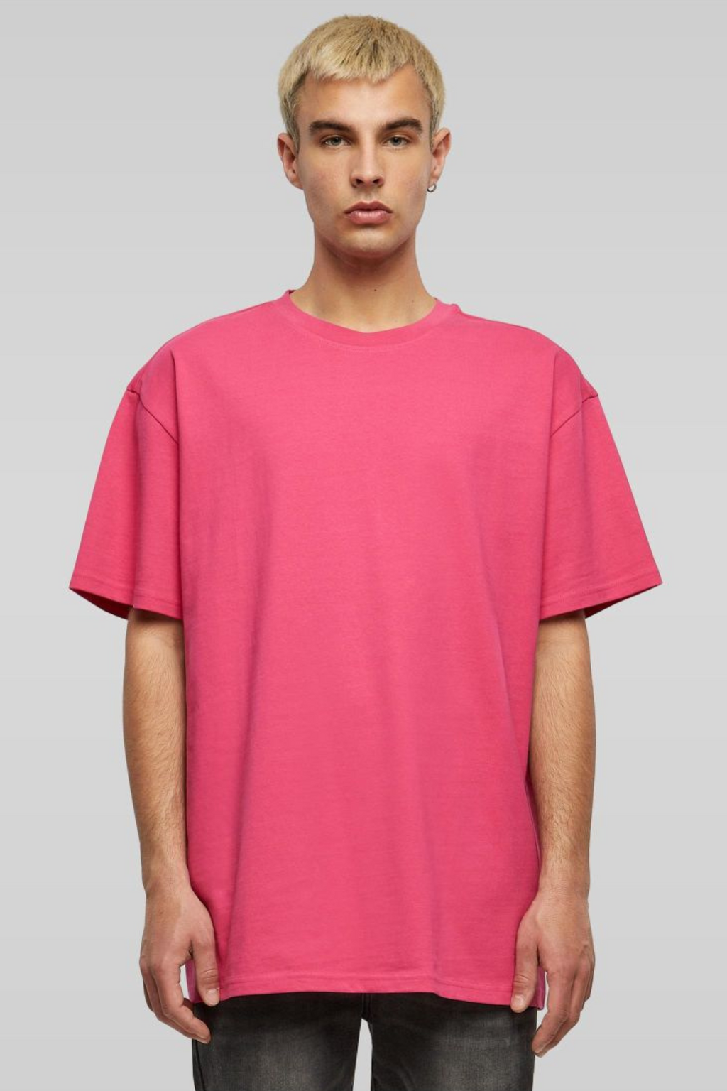 Heavy Oversized T-shirt - Hibiskus Rosa