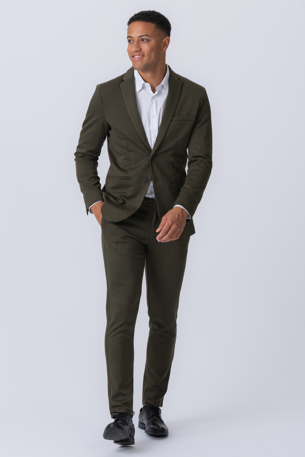 Originalet Performance Kostym (Mörkgrön) + Slips - Paketerbjudanden