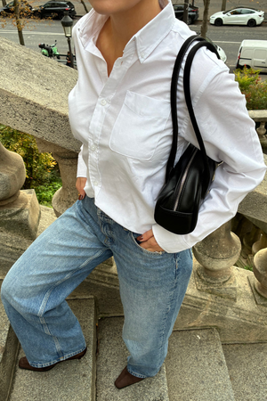 Boyfriend Oxford Skjorta - Vit