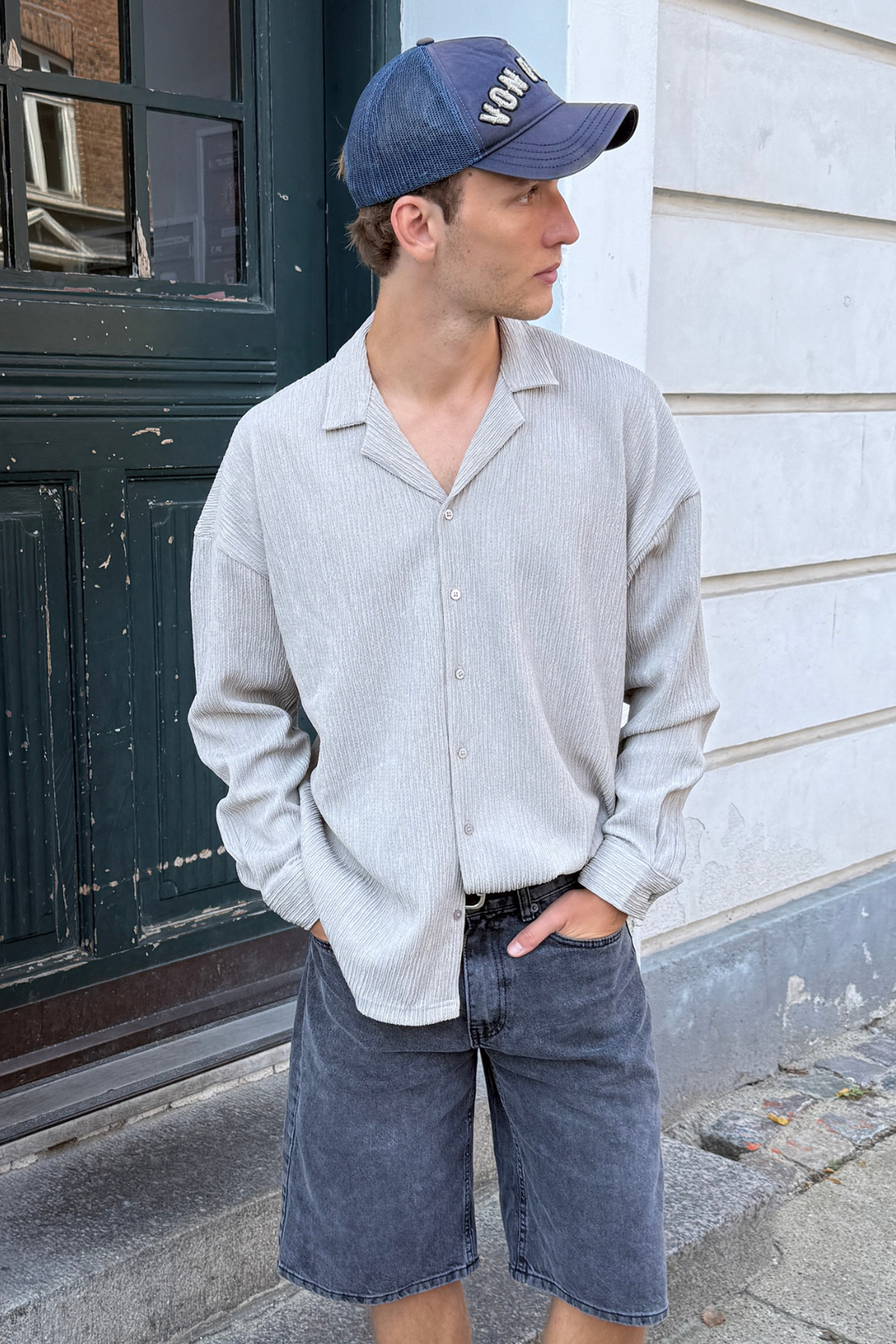 Aidan Skjorta - Beige