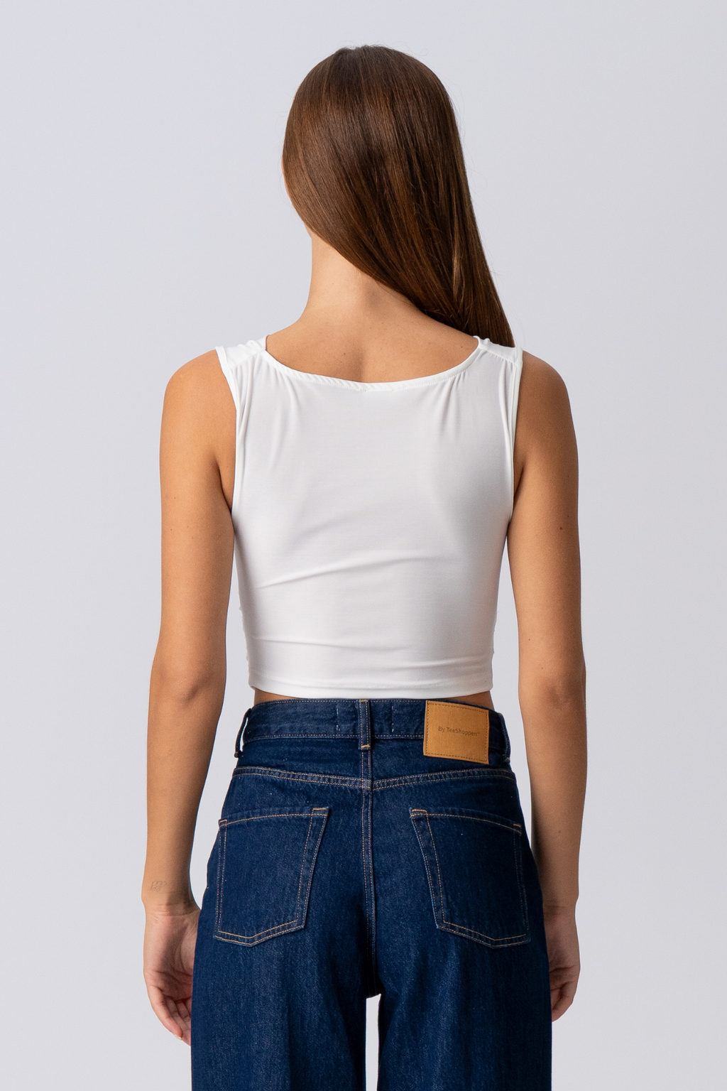 Elisa Waterfall Top - Vit