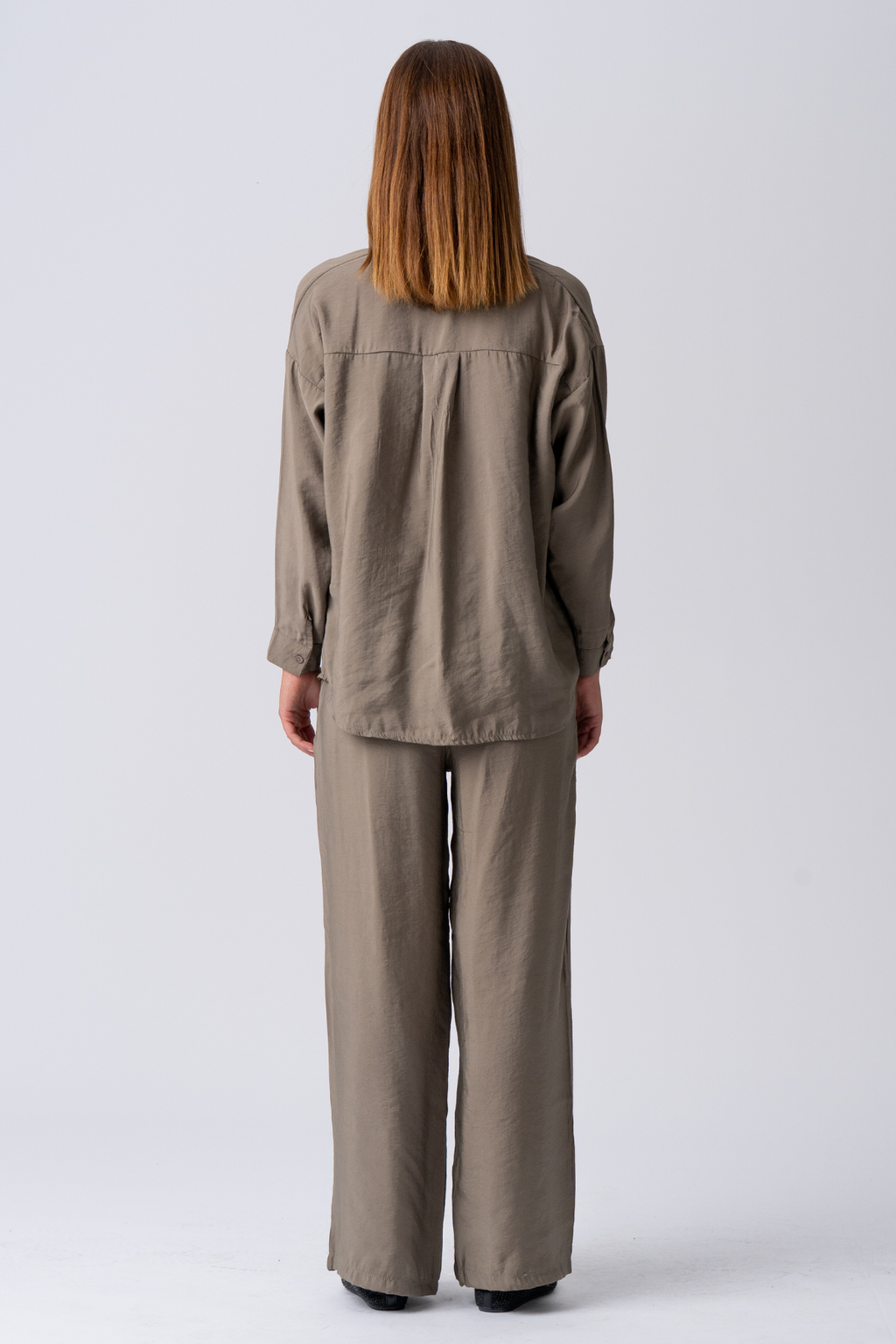 Mia Byxor + Mia Skjorta - Khaki – Paketerbjudanden