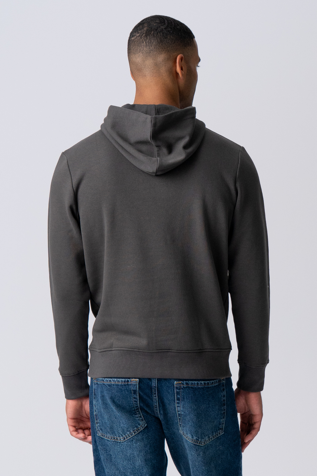 Sweatshirt Hoodie - Mörkgrå