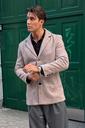 Klassisk kappa - Sand