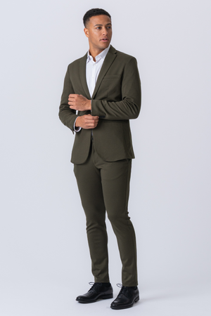 Originalet Performance Kostym (Mörkgrön) + Slips - Paketerbjudanden
