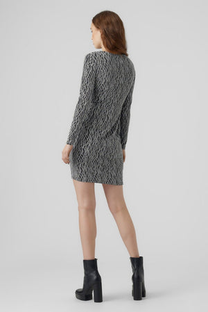 Kanz Mini Klänning - Silver Lurex