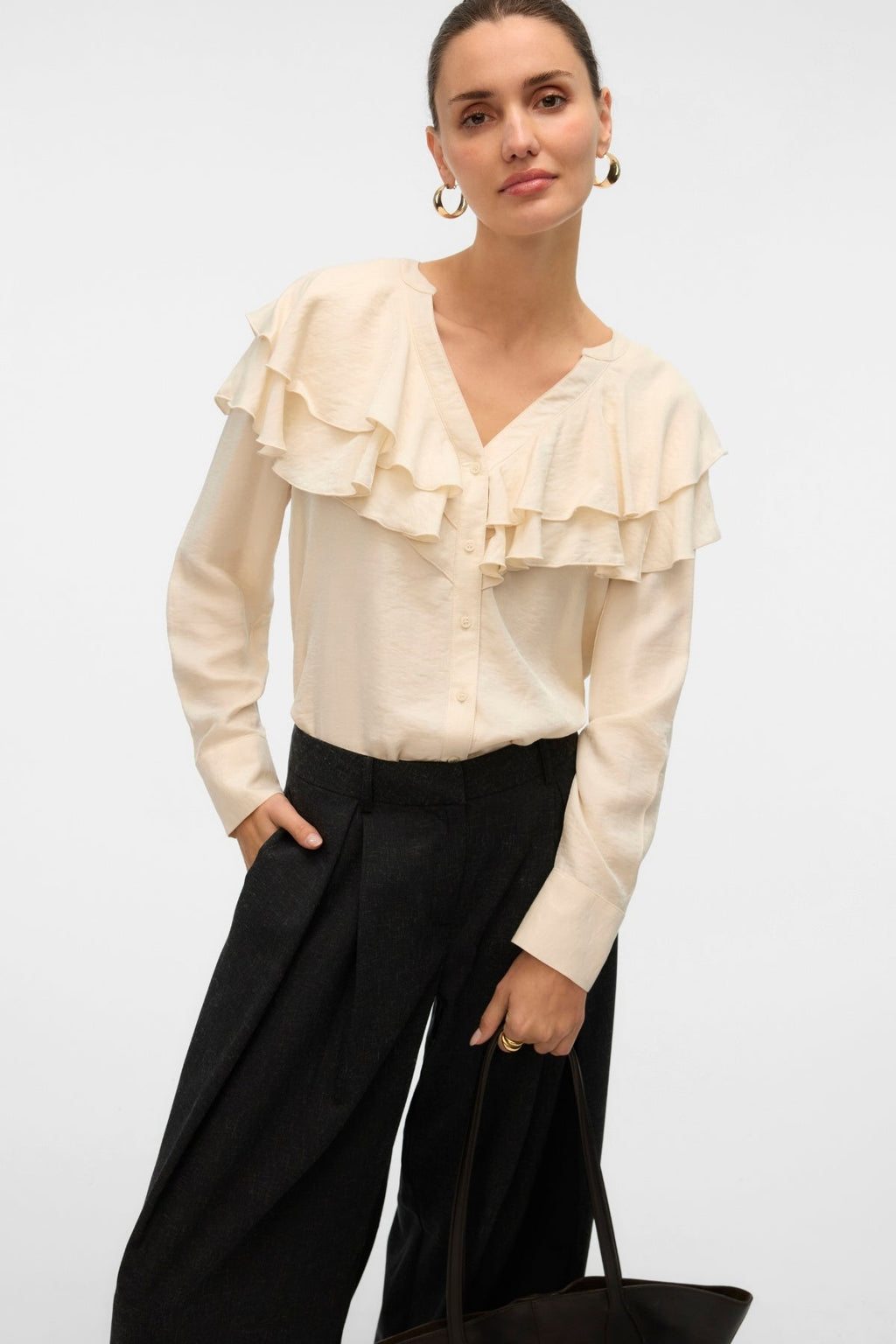Lizzi Flounce Topp - Björk