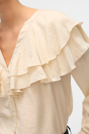 Lizzi Flounce Topp - Björk