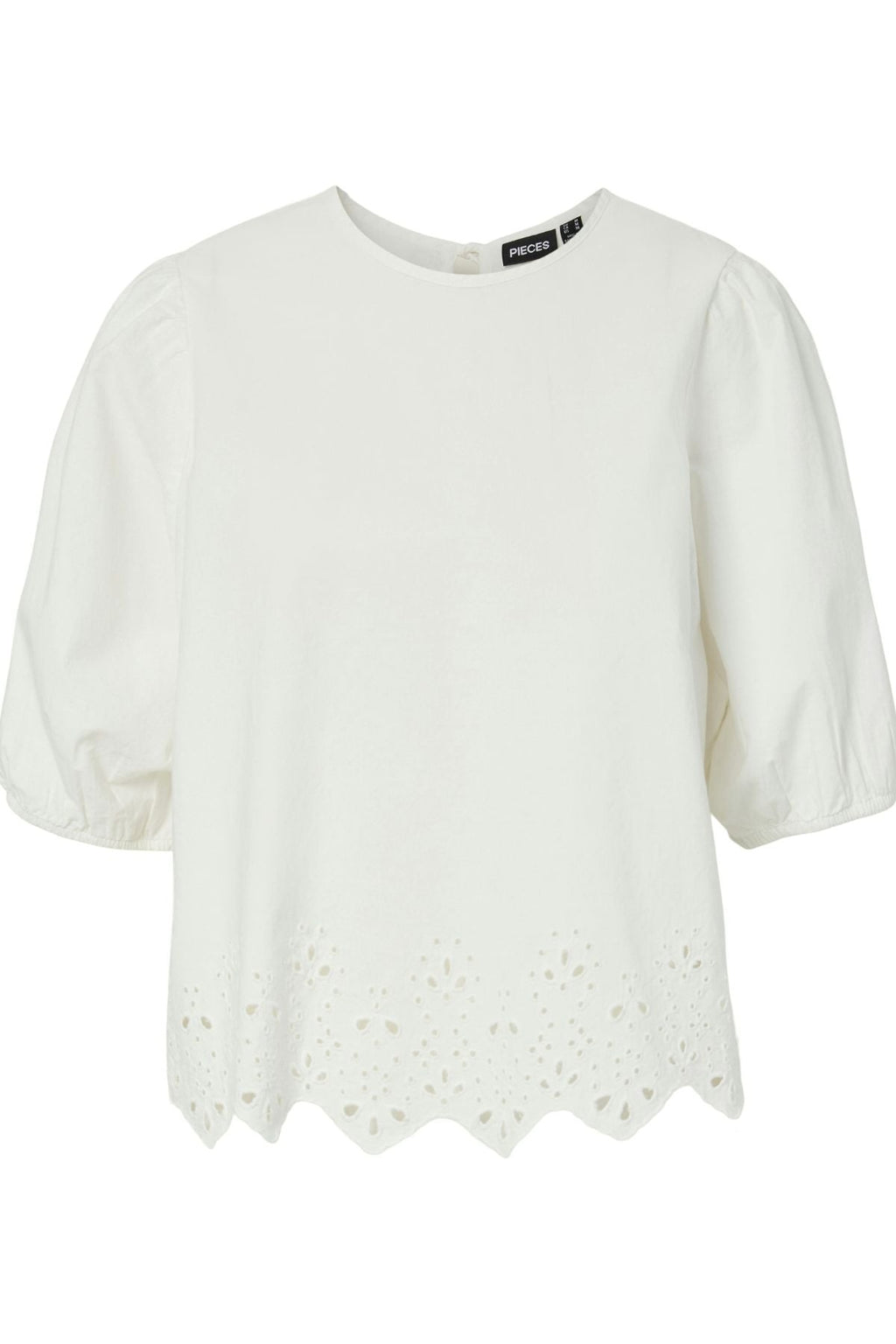Salmina New Topp - Cloud Dancer Broderi