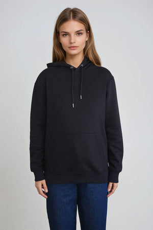Sweatshirt Hoodie - Svart